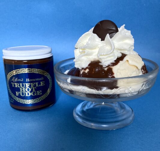 Ice Cream with Hot Fudge & whipped cream