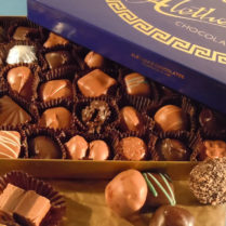 box milk & dark chocolates, gourmet chocolate assortment