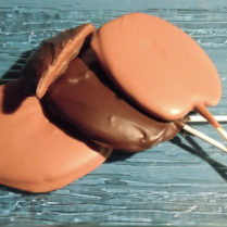 Chocolate Molasses Pops