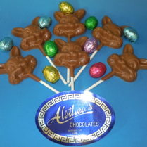 premium easter chocolate unny pops