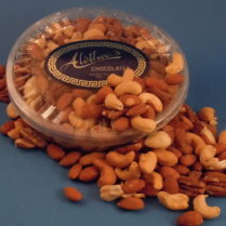 gift box of roasted premium mixed nuts