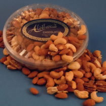 gift box of roasted premium mixed nuts