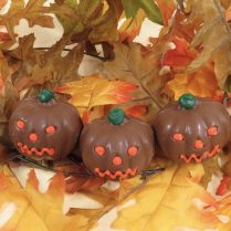 Hand decorated Chocolate Jack O Lanterns