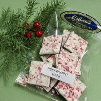 small bag of yummy Holiday Peppermint Bark