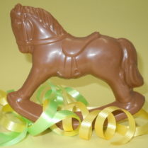 A charming premium milk chocolate Rocking Horse