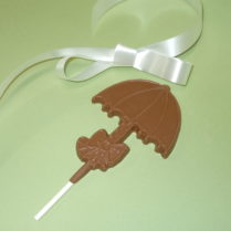 Pretty solid chocolate Umbrella Pop