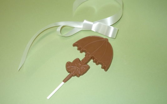 Pretty solid chocolate Umbrella Pop