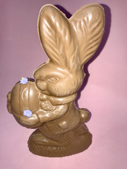 Pretty Chocolate Bunny