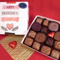 Valentine gift box of Peanut Butter chocolate confections