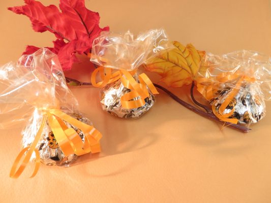 Halloween chocolate kisses