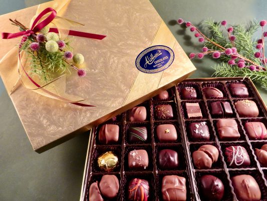 Extra large Holiday gift Collection of handmade artisan chocolates