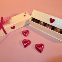 petite Valentine gift box of Artisan truffles