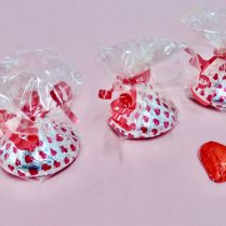Chocolate Kisses foiled for Valentines Day