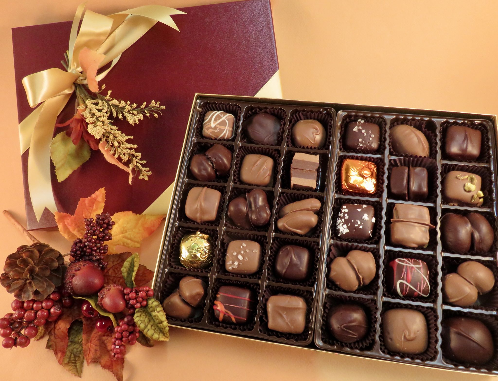Fall Gift Box of Artisan Chocolate