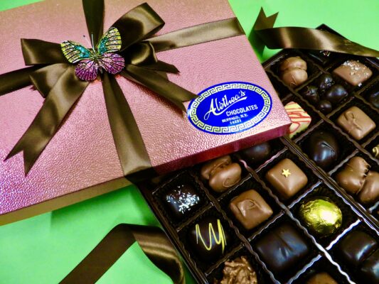Beautiful Mother's Day Box of artisan chocolates