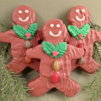 Charming hand decorated Sponge Candy Man