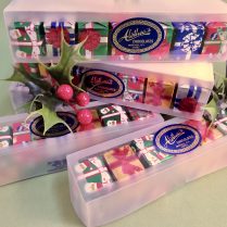 gift box of solid chocolate mini presents