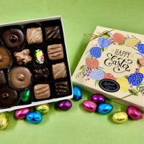 Easter decorated Box of gourmet Peanut Butter confections