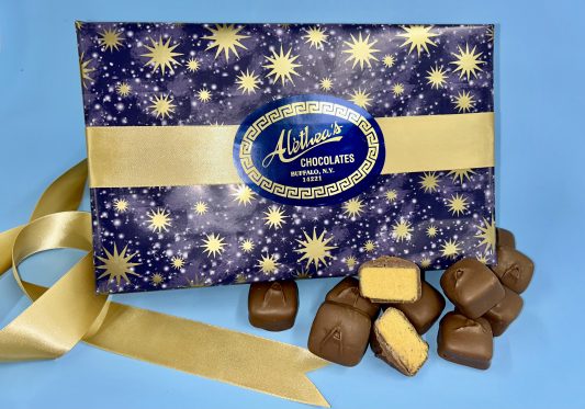 Artisan Sponge Candy in stellar gift wrap