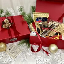 Bountiful Holiday gift box filled with artisan chocolates