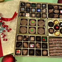 huge gift box of Holiday Chocolates for the whole Family