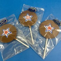 RI Chocolate Patriotic Star POP